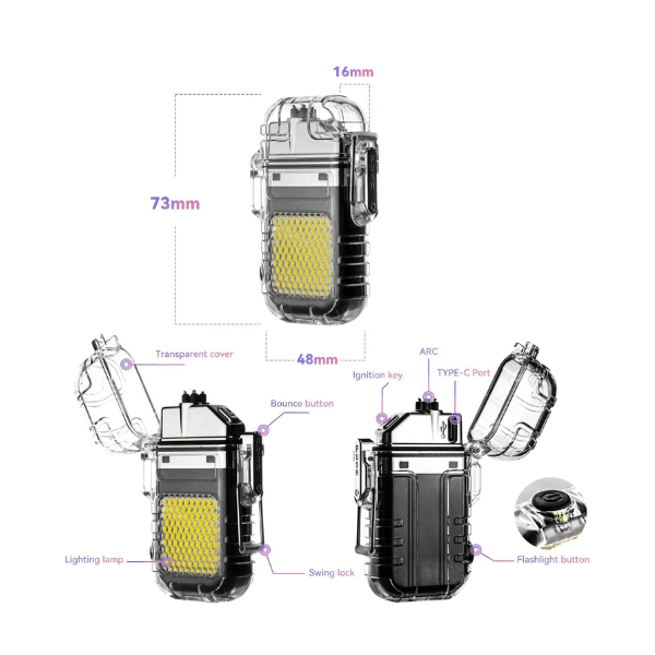 Plasma Lighter Size