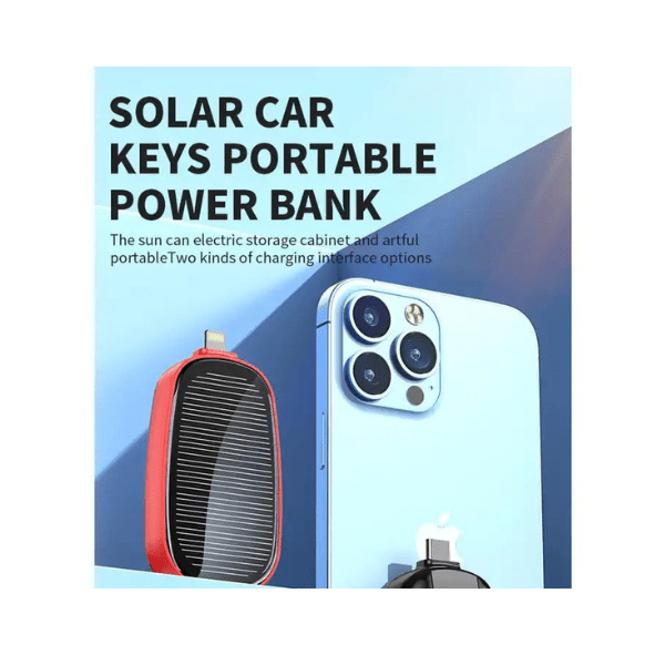 Solar Power Bank - Mini Key Chain